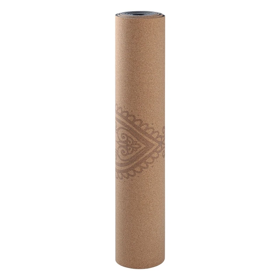 Siplemantè epè Cork Yoga Mat